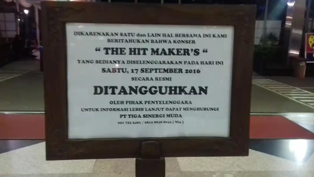 Konser The Hit Makers Ditunda, Tulus dan Marcell Batal Manggung Malam Ini