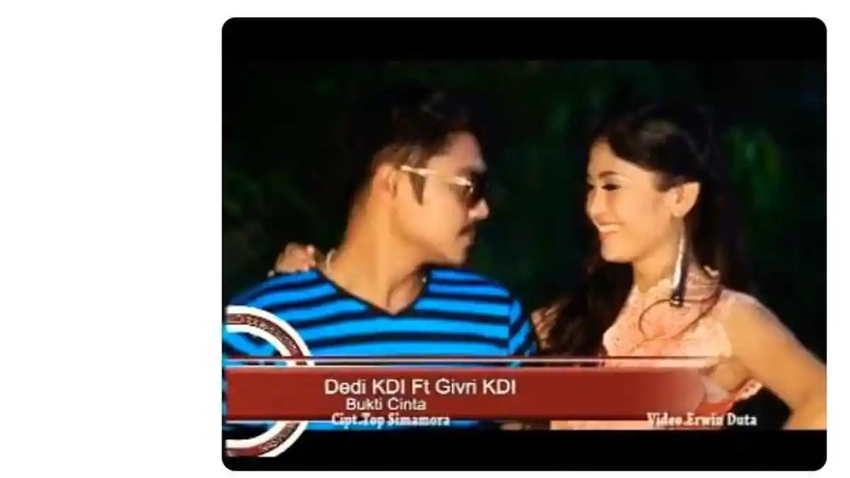 Lirik Lagu Tapsel Bukti Cinta, Dipopulerkan Dedi KDI Ft Givri KDI