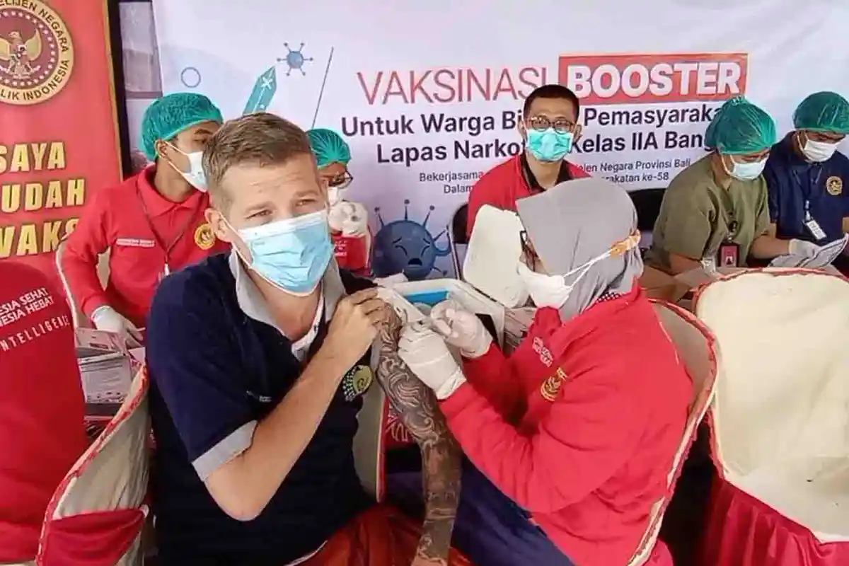 Hampir 1000 WBP Lapas Narkotika Kelas II A Bangli Jadi Sasaran Vaksin Booster