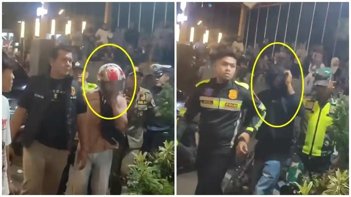 Beruntung Diselamatkan Polisi, 2 Pemuda Diduga Curi Helm Diamuk Massa di Alun-alun Lubuklinggau