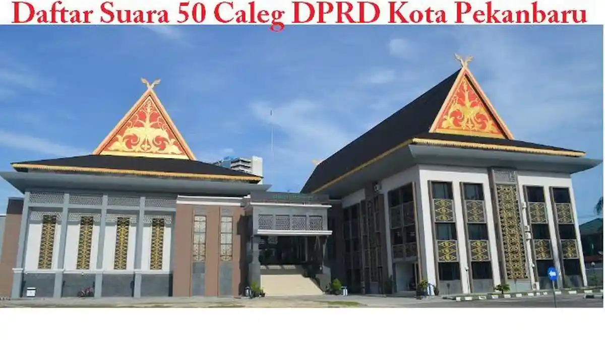 DAFTAR 50 Caleg DPRD Kota Pekanbaru yang Berpotensi Lolos Pileg 2024