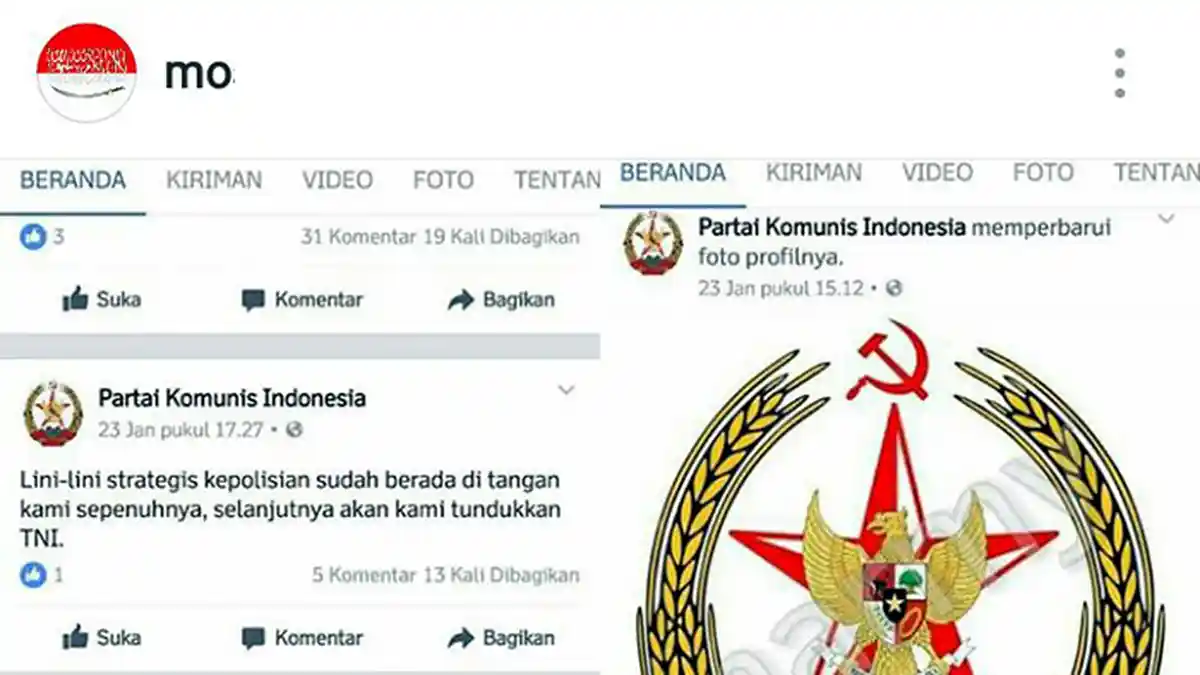 Jenderal Angkatan Darat Risih Beredarnya Promosi Prokomunis Lewat Media Sosial