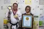 Taekwondoin Herman Andikara Terima Piagam LEPRID