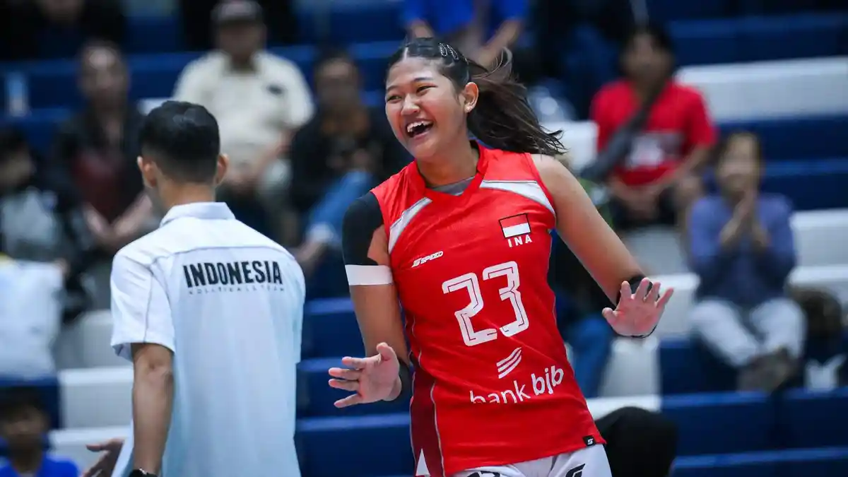 Profil Khanza Putri Yansi, Top Scorer Timnas Voli Putri Indonesia U-18 ...