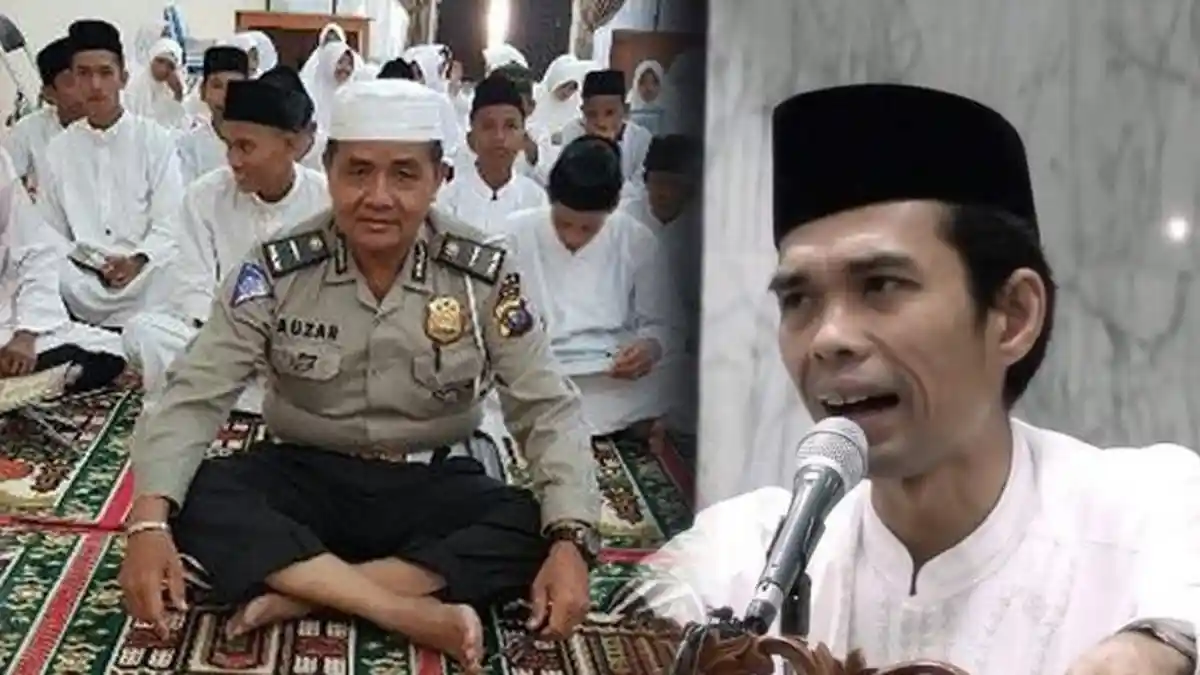 Gugur Saat Serangan Teroris, Ini Kisah Ustaz Somad Bertemu Ipda Auzar Saat Pakai Jubah Putih