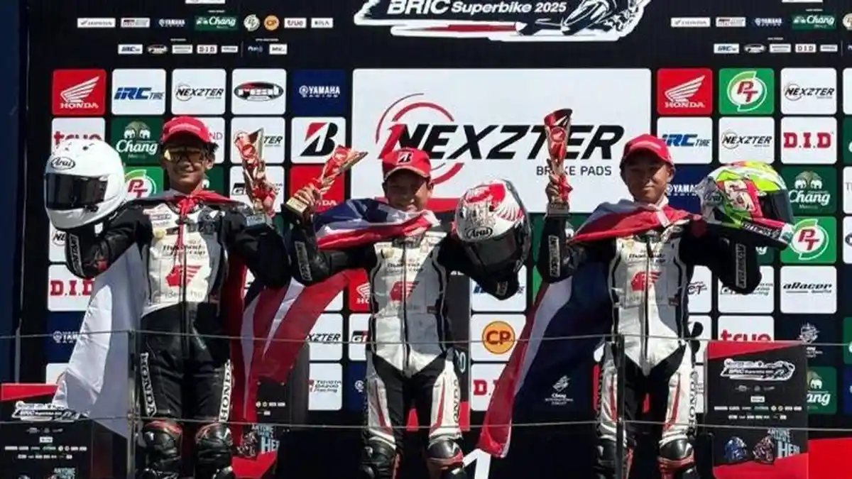 Kembali Melesat Kencang di Buriram, Pebalap Astra Honda Raih Posisi Tiga Besar Klasemen TTC 2025