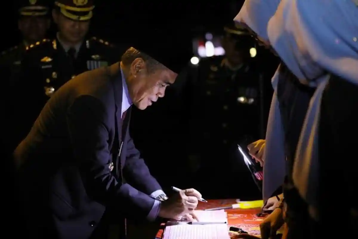 Kenang Jasa Para Pahlawan, Wabup Ogan Ilir Ardani Hadiri Upacara kehormatan dan Renungan Suci