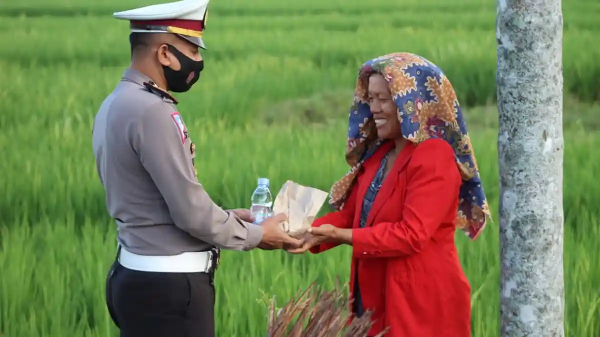 Sosok Iptu Sugeng Riyadi, Kasat Lantas Polres Agara Humanis yang Peduli Nasib Para Petani