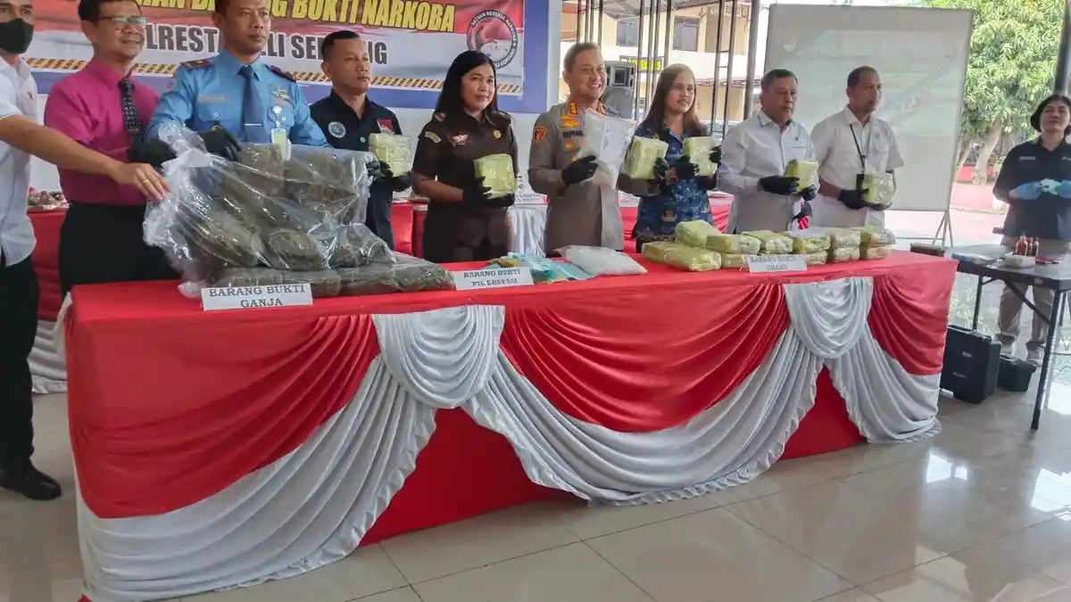 Polresta Deli Serdang Ungkap Penyeludupan Narkotika Jaringan Internasional dari Jalur Laut