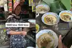 Viral Penjual Makanan Kelewat Murah, Seribu Sudah Dapat Seporsi Bubur Sayur, Ini Kisahnya