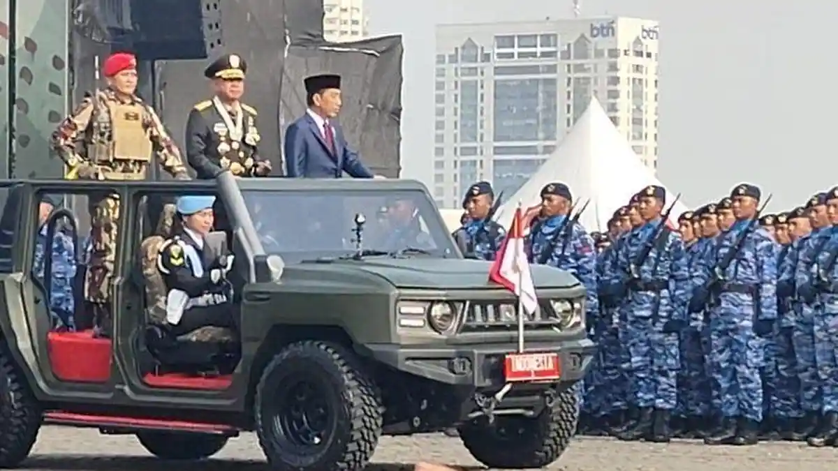Pesan Presiden Jokowi ke Prajurit di HUT ke-79 TNI