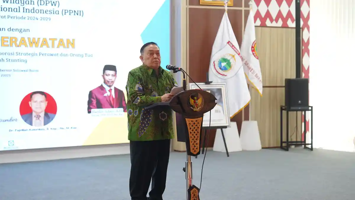 Wagub Sulbar Ajak Perawat Perkuat Kolaborasi dan Terlibat dalam Isu Strategis Daerah