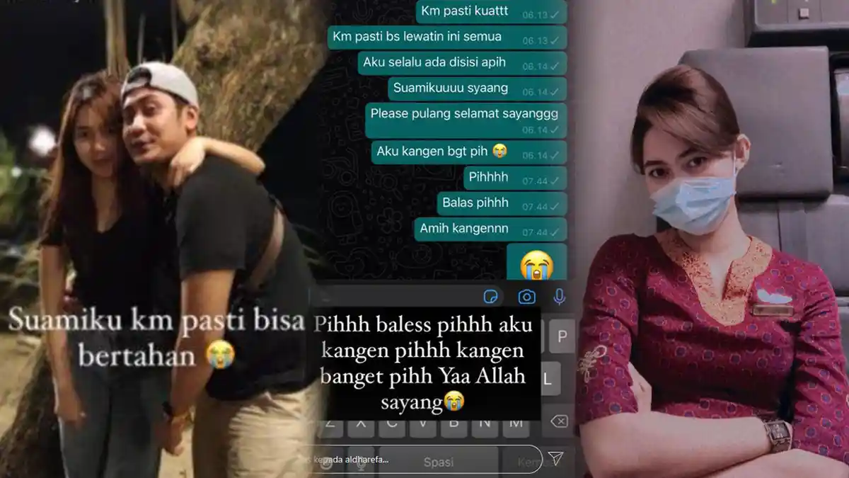 Isi Chat Terakhir Pramugara Sriwijaya Air ke Istri, Tak Berbalas Setelah Take Off