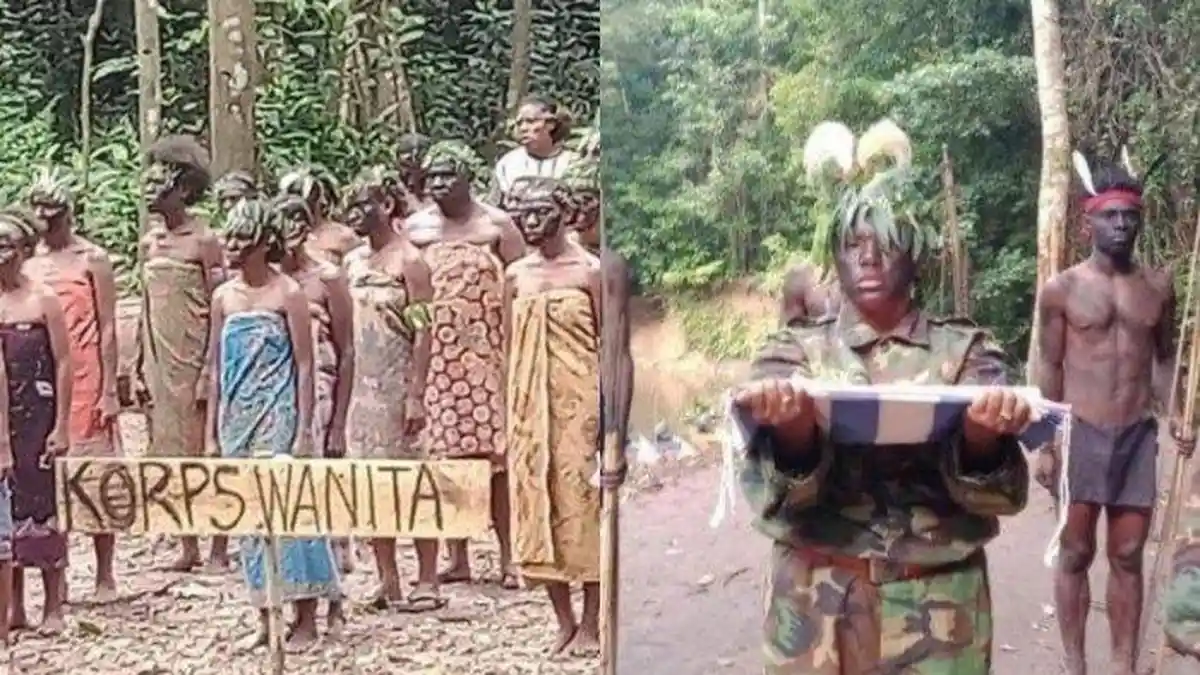 Inilah Korps Wanita KKB Papua yang Berani Menantang Kowad, Kowal dan Wara Milik TNI