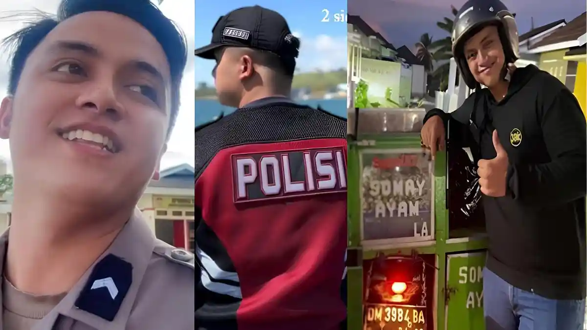 Sosok Bripda Daffa Mahessa, Dikira Intel Saat Jualan Siomay dan Ikan ...