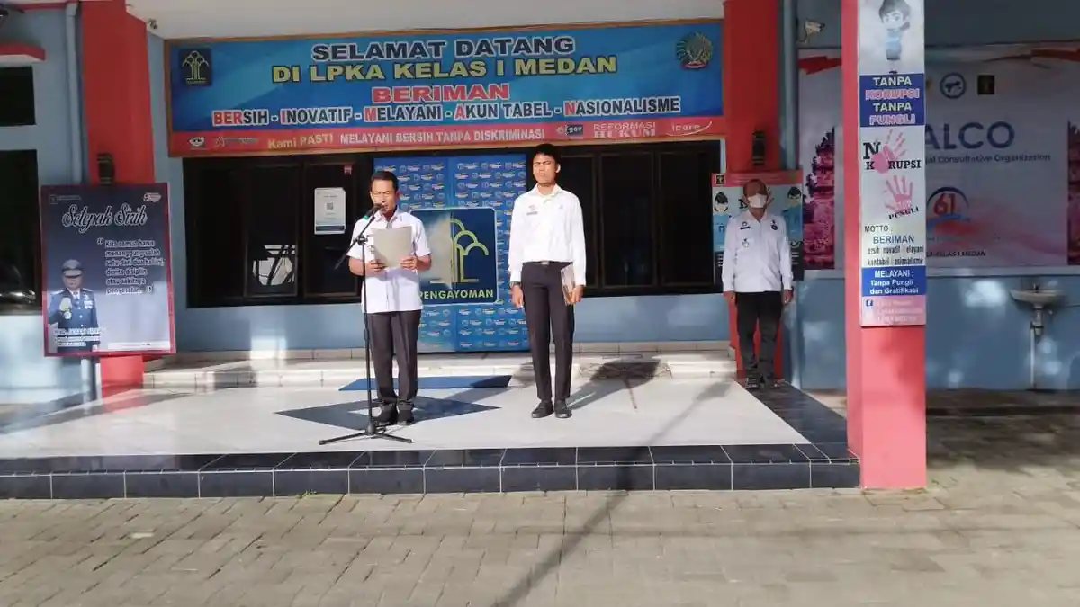 Kepala LPKA Medan Kenang Jasa Pahlawan Raih Kemerdekaan: Kita Bukan Bangsa Pecundang