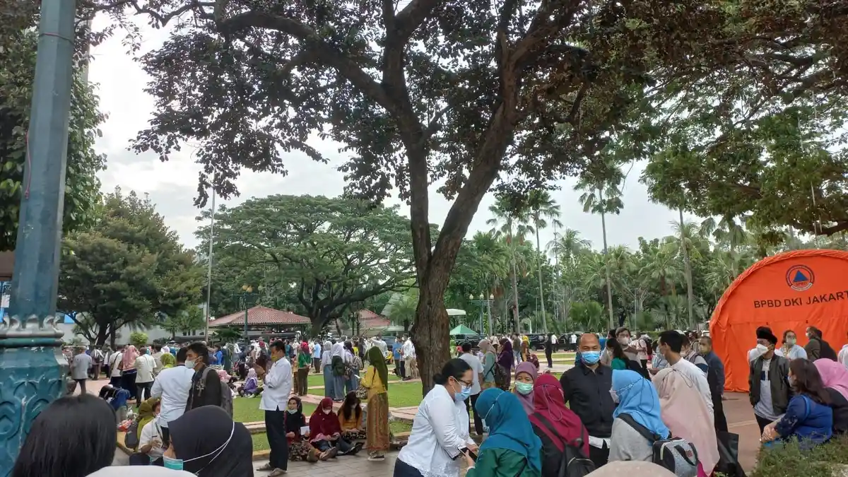 Gempa di Banten, Kaca-kaca di Kantor Pemprov DKI Bergetar, Seluruh ASN Berhamburan ke Luar