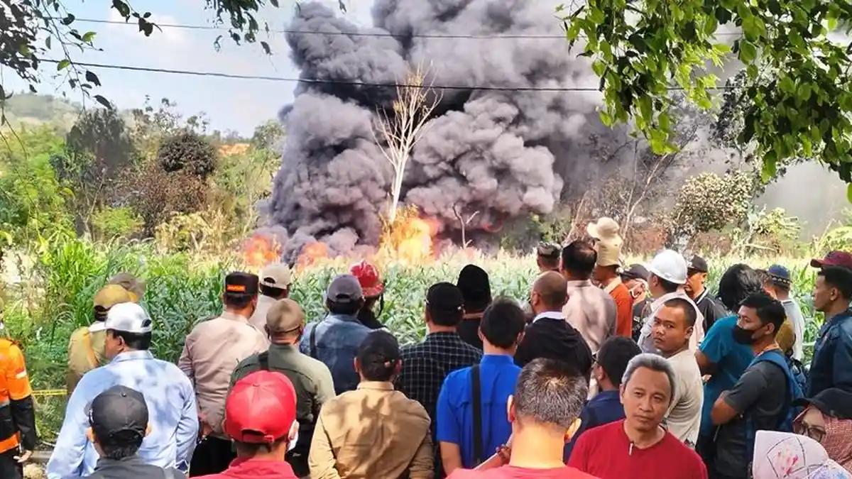 Kebakaran Sumur Minyak di Blora, Kapolres AKBP Wawan Bakal Tertibkan Sumur Minyak Ilegal