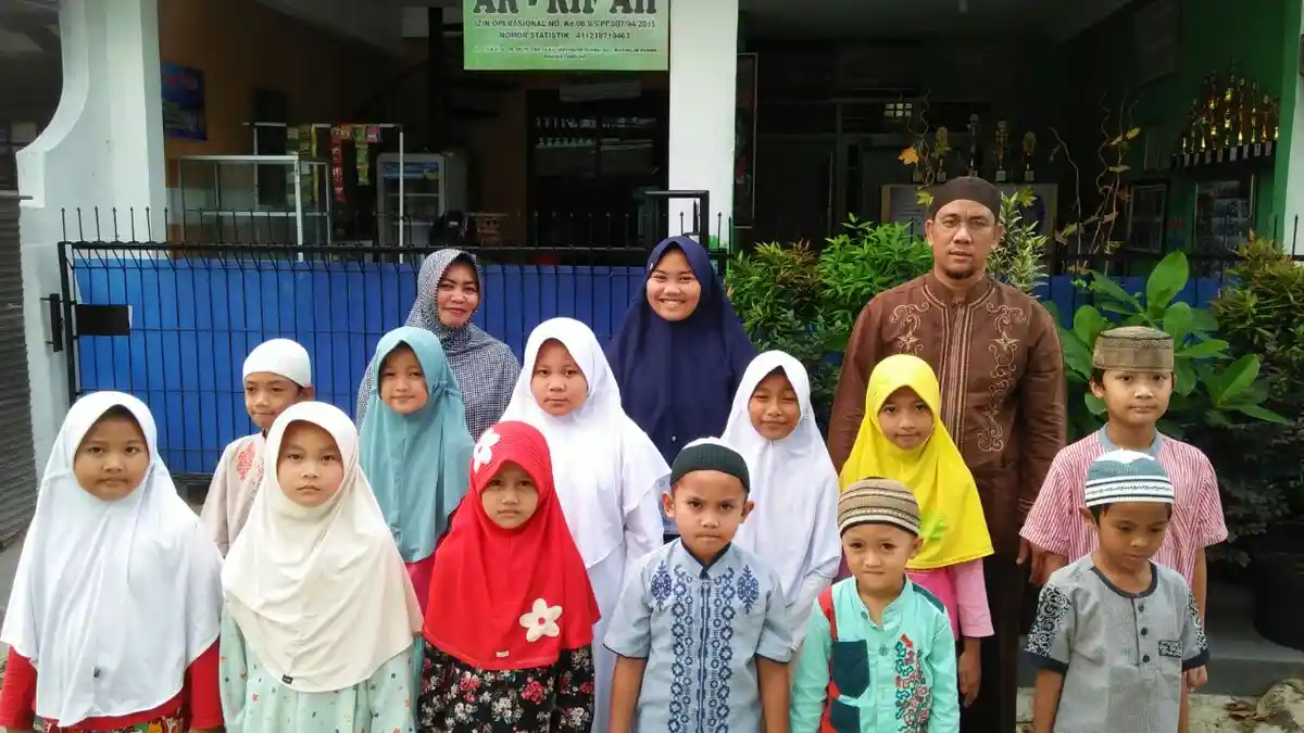 TPQ Ar-Rif'ah Diajak Meriahkan HUT Ke-9 Tribun Lampung
