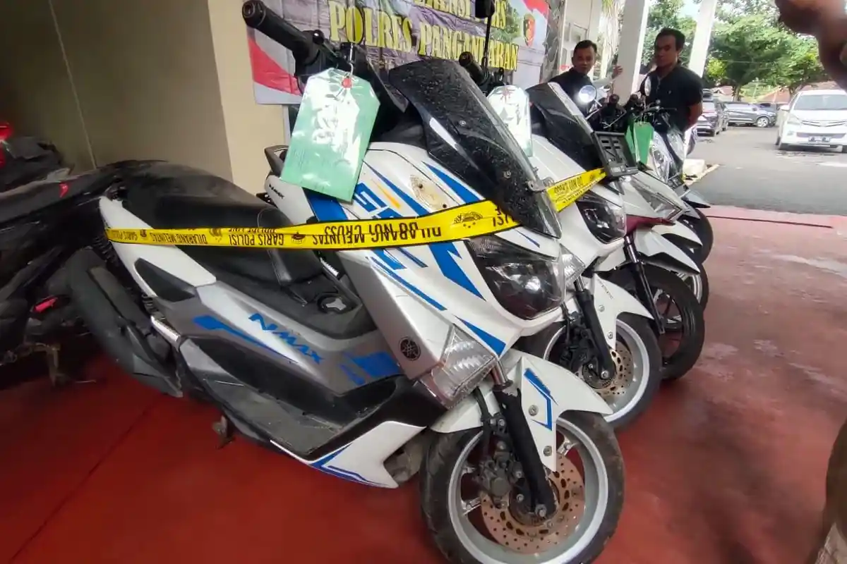16 Kendaraan Roda Dua Hasil Curian di Pangandaran Diamankan, 6 Teridentifikasi