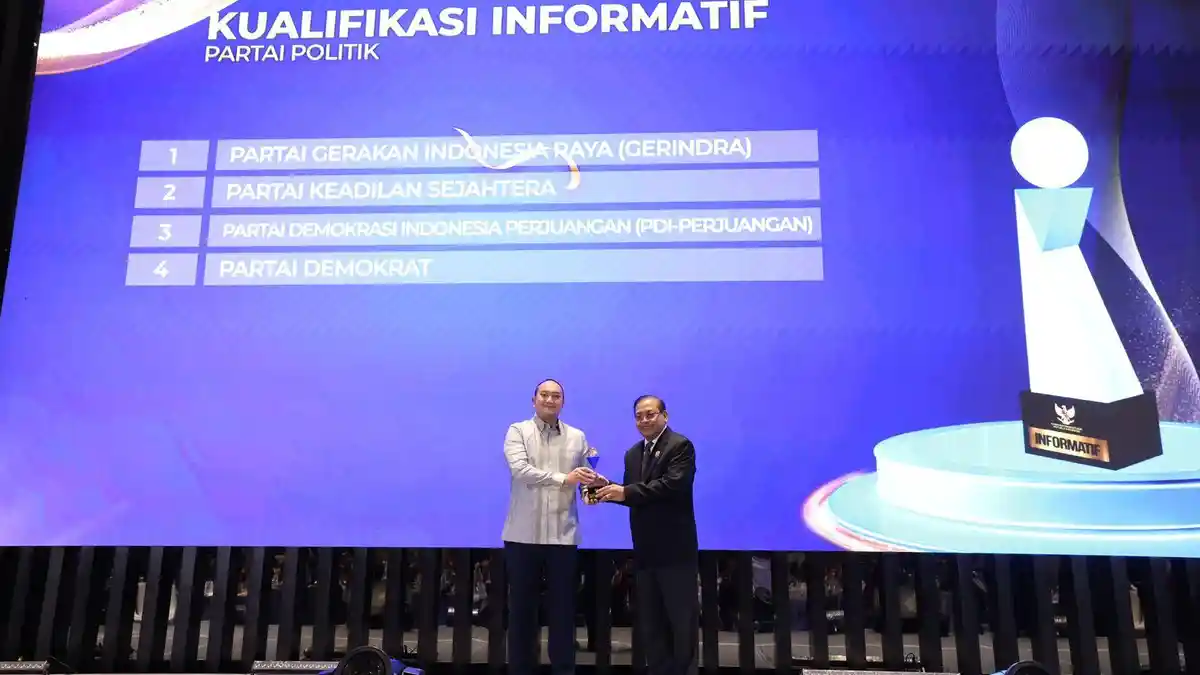 Gerindra: Penghargaan KIP Bukti Presiden Prabowo Komitmen Berantas Korupsi