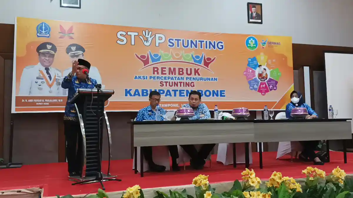 Gawat, Angka Stunting di Bone Tertinggi Keempat di Sulsel