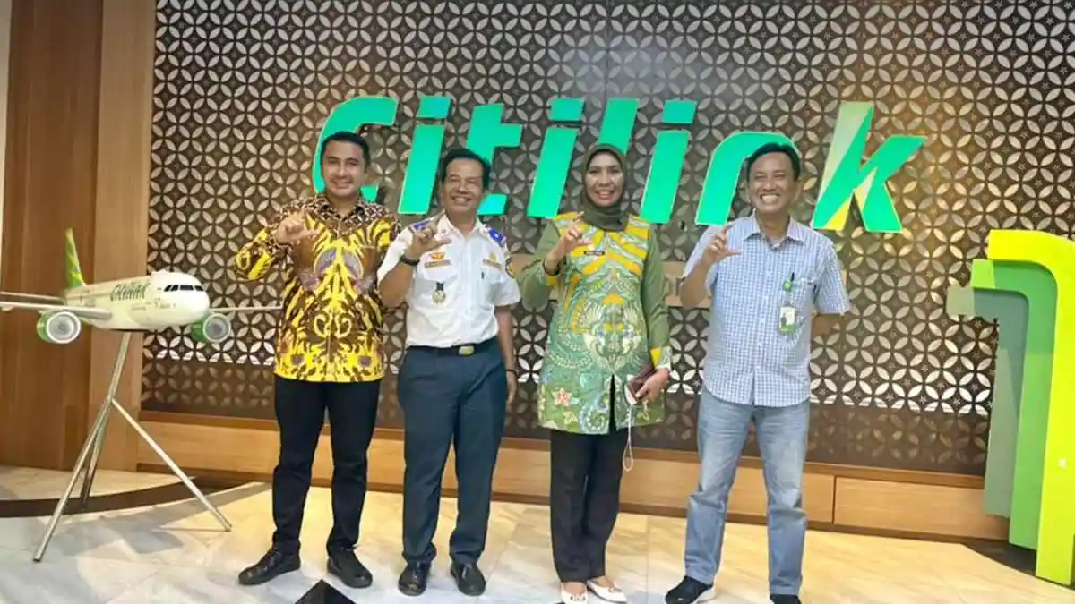 Minta Dibuka Rute Penerbangan ke Nagan Raya, Pj Bupati Temui Pimpinan Citilink di Jakarta