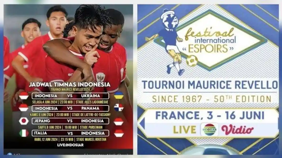 Siaran Langsung Gratis Indosiar! Live Toulon Cup 2024: Timnas U20 Indonesia Vs Ukraina U23