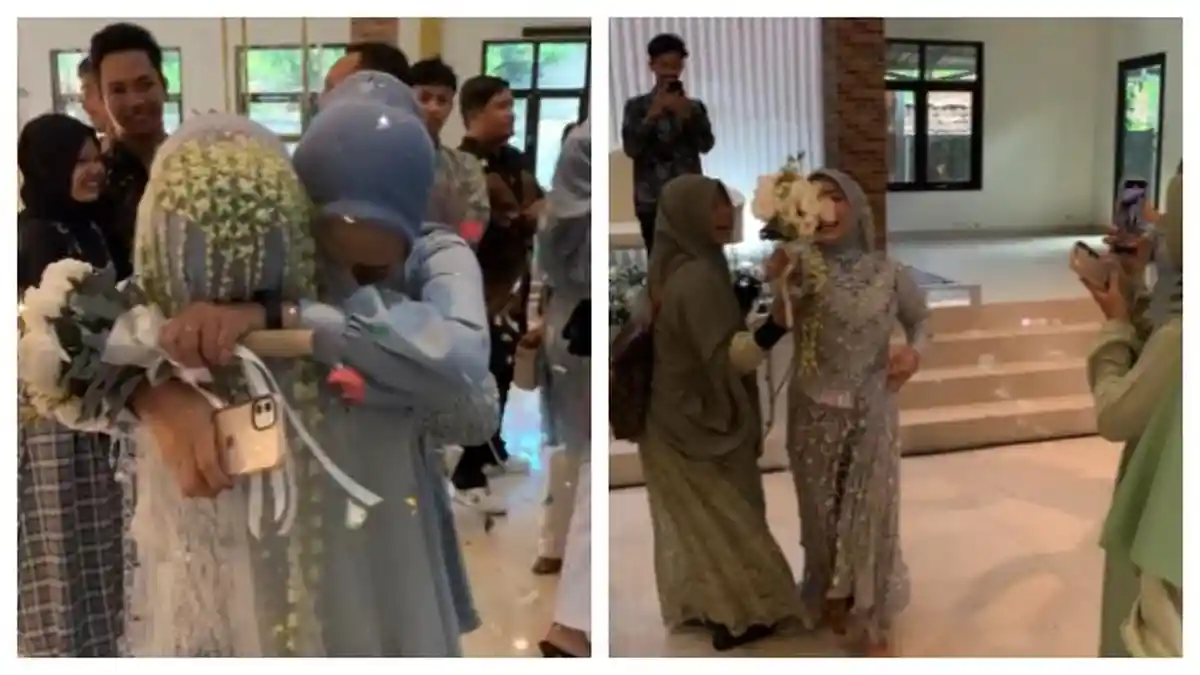 Malunya Minta Ampun! Saat Emak-emak Geer Dikira Dikasih Buket Bunga Pengantinnya, Ternyata Bukan Dia