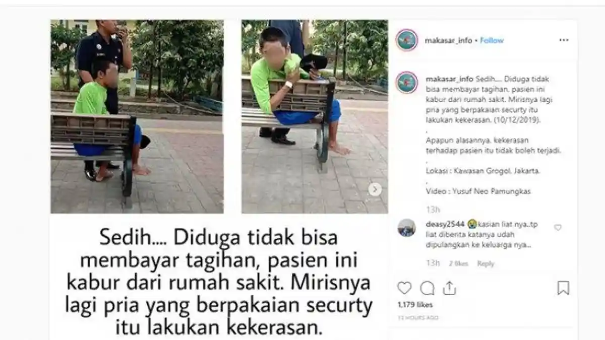 VIRAL Video Pasien RJS Dipukul Security, Perekam Video Awalnya Menyangka Copet