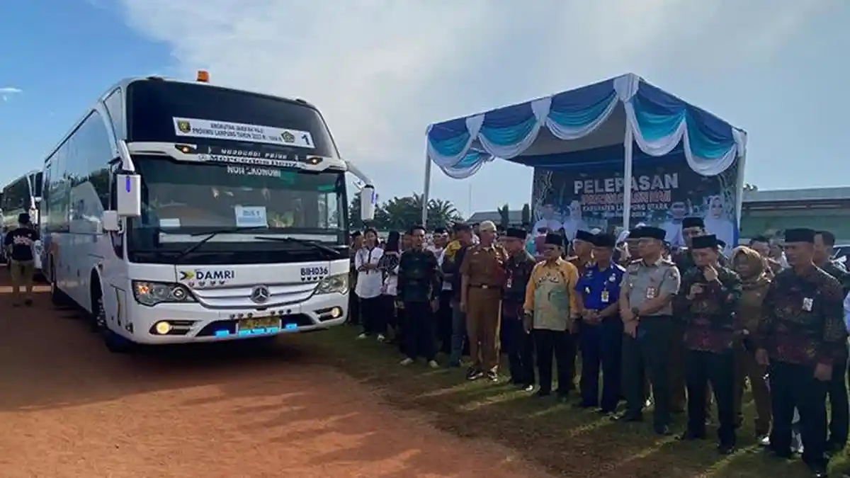 533 Calon Haji Lampung Utara Kembali Diberangkatkan