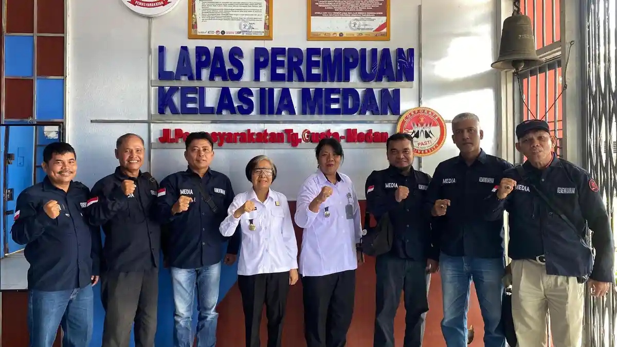 Kalapas Perempuan Medan Gandeng Tim Pers Kanwil Kumham Sumut untuk Perkuat Media Relations