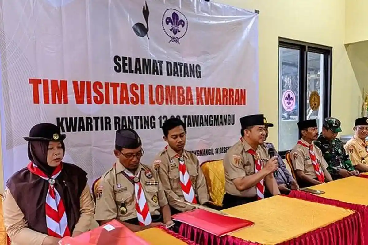 Pramuka Kwarcab Karanganyar Gelar Lomba Kwartir Ranting Tergiat 2022, Ini Aspek yang Dinilai