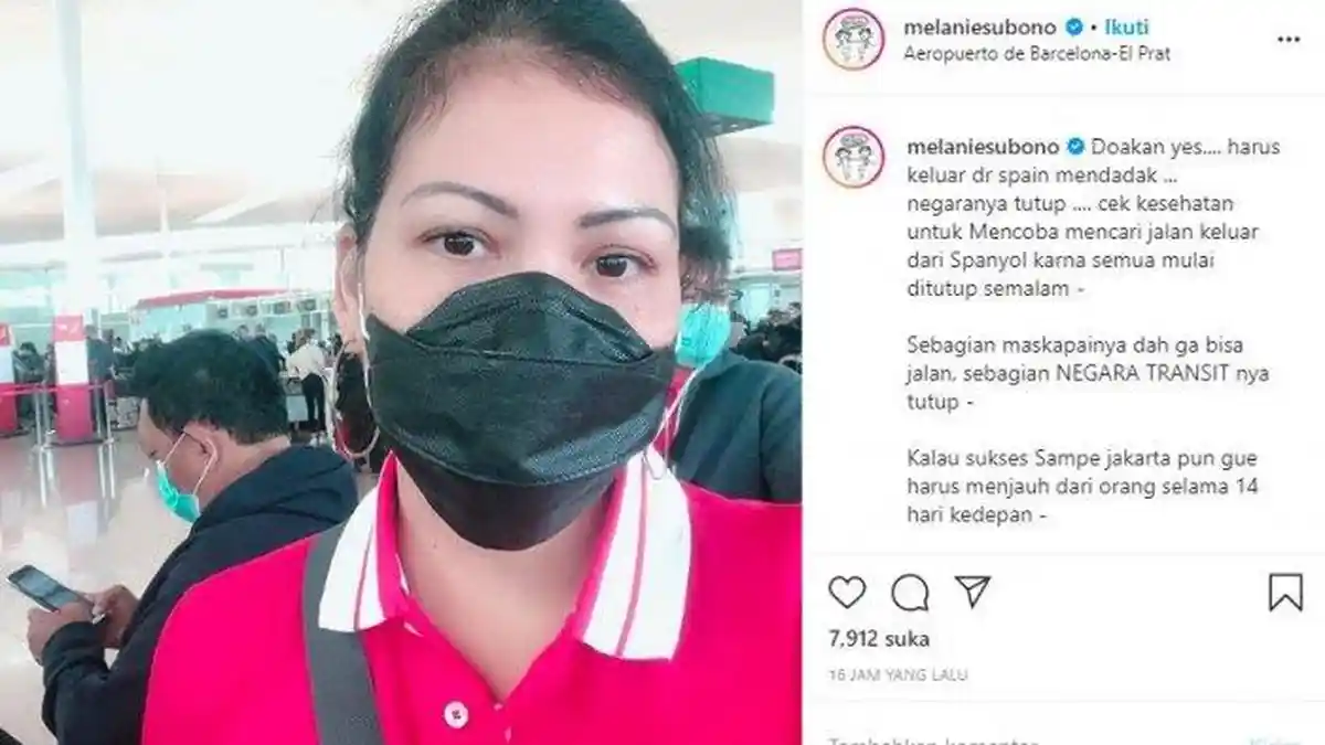 Masih Berada di Spanyol saat Negara Itu Sudah Di-Lockdown Karena Corona, Melanie Subono Minta Doa