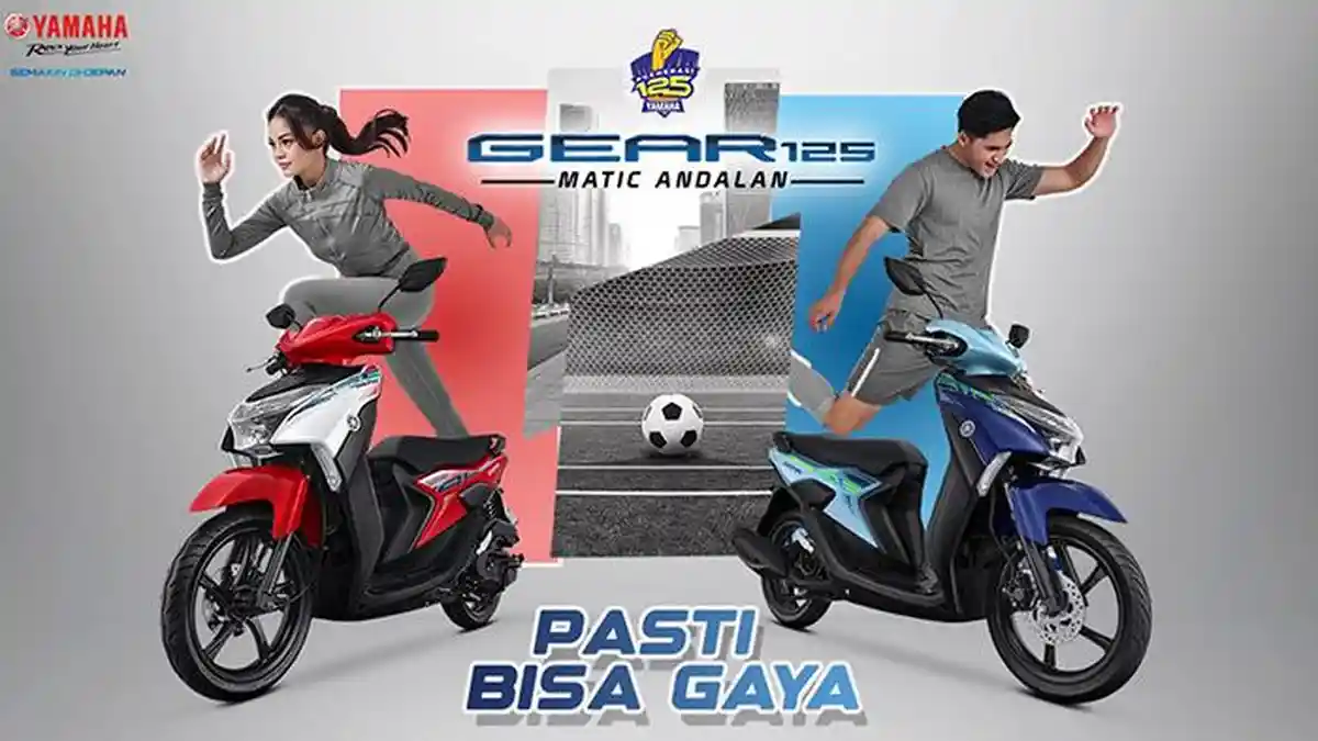 Si Serba Bisa, Matic Andalan Yamaha Gear 125 Hadir dengan Warna Baru