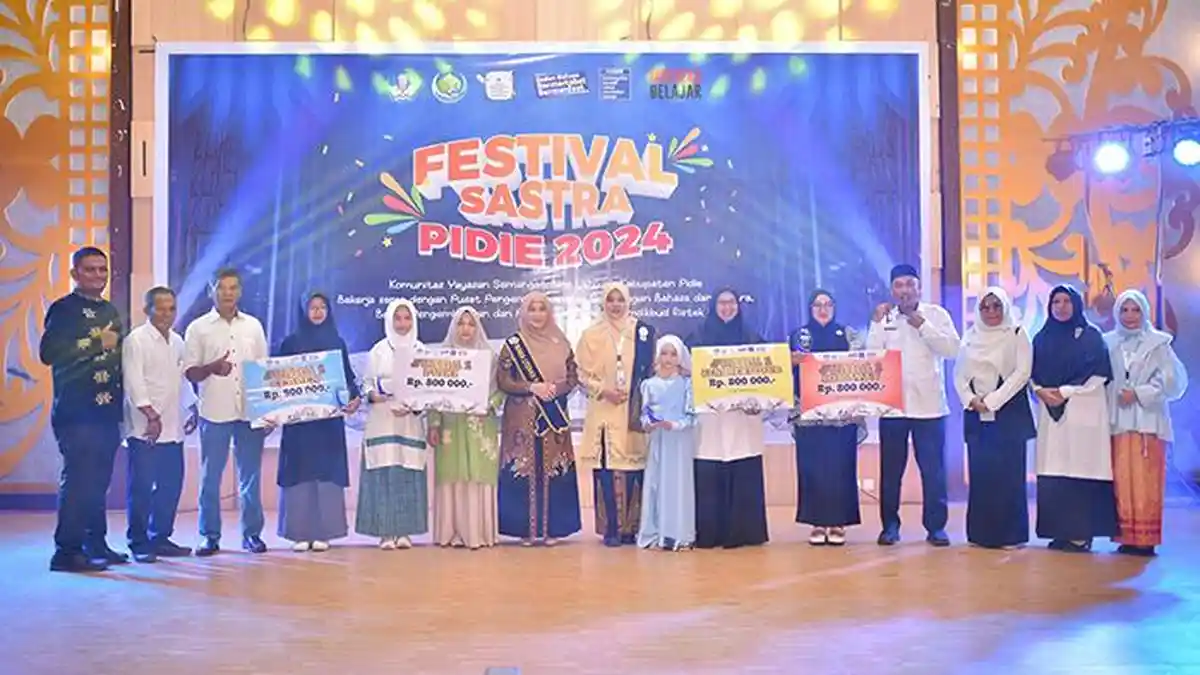 Festival Sastra Pidie 2024 Resmi Ditutup, Ini Nama-nama Juara dan Asal Sekolahnya