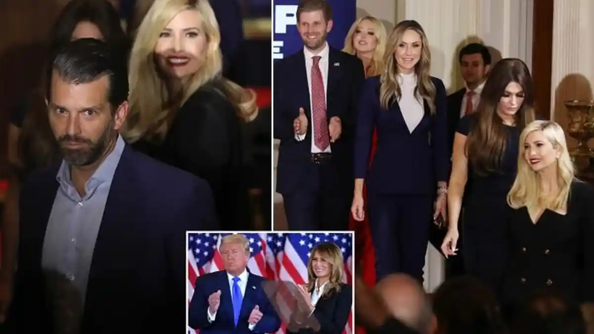 Donald Trump Didampingi Keluarga Saat Pidato 'Kemenangan', Putra-Putrinya Tampak Sumringah