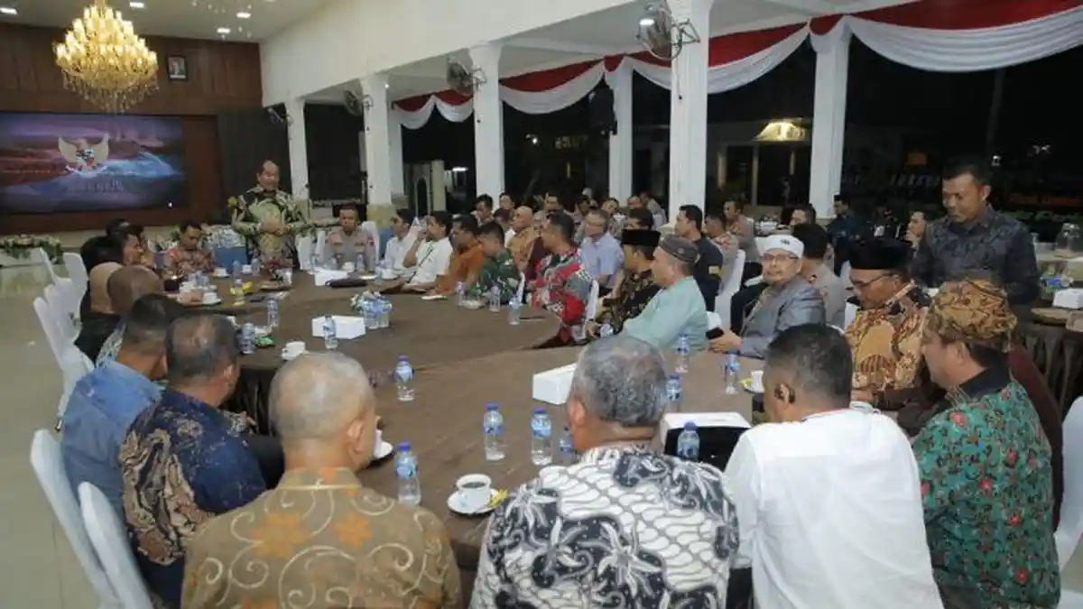 Bupati dan Forkopimda Bersama Ulama, Lintas Etnis, dan Mahasiswa Sepakat Menjaga Kondusivitas Asahan