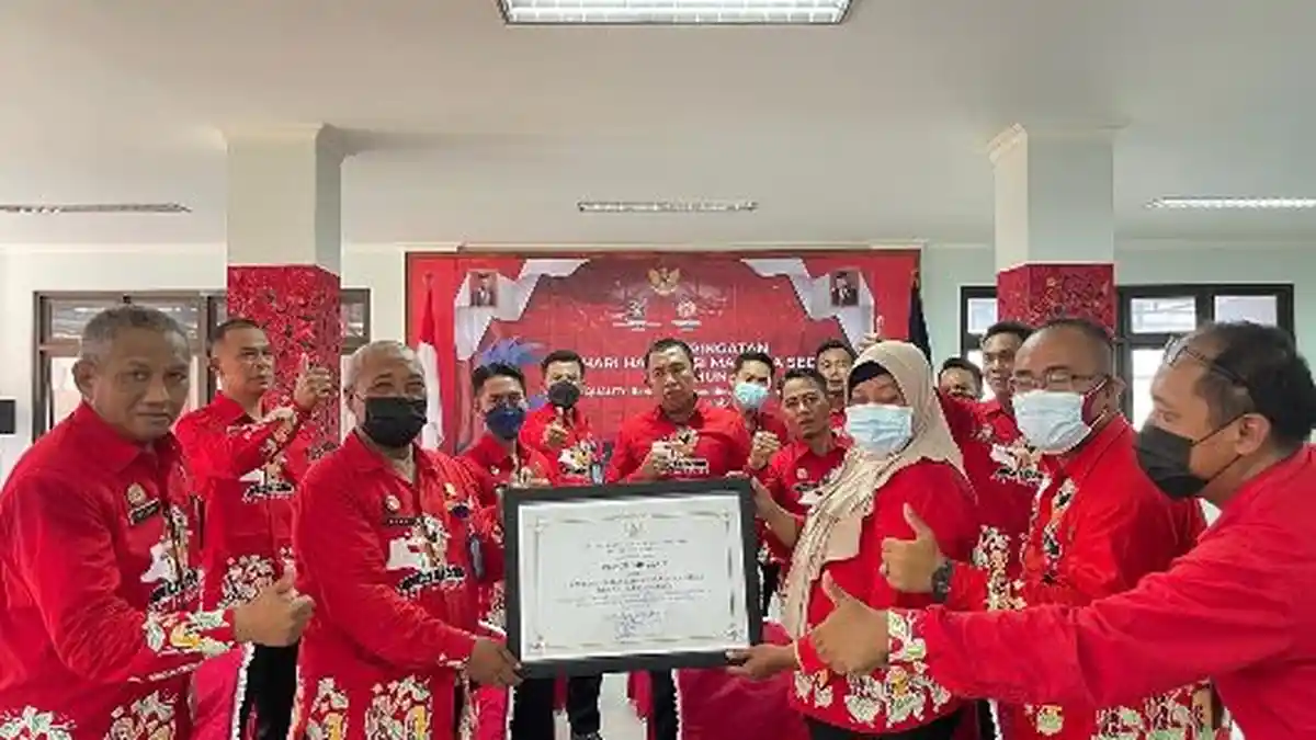 Lapas Narkotika Pamekasan Dapat Penghargaan Pelayanan Publik Berbasis HAM dari Menkumham RI