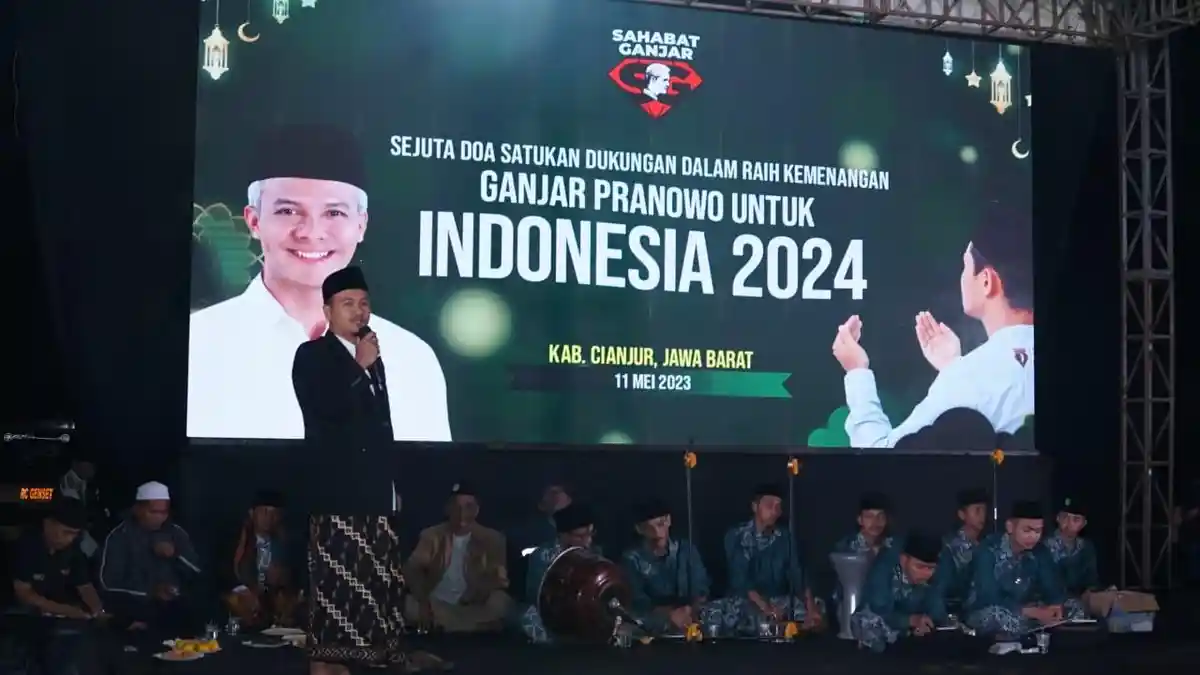 Pendukung Ganjar Adakan Doa Bersama Untuk Kedamaian dan Kelancaran Pemilu 2024