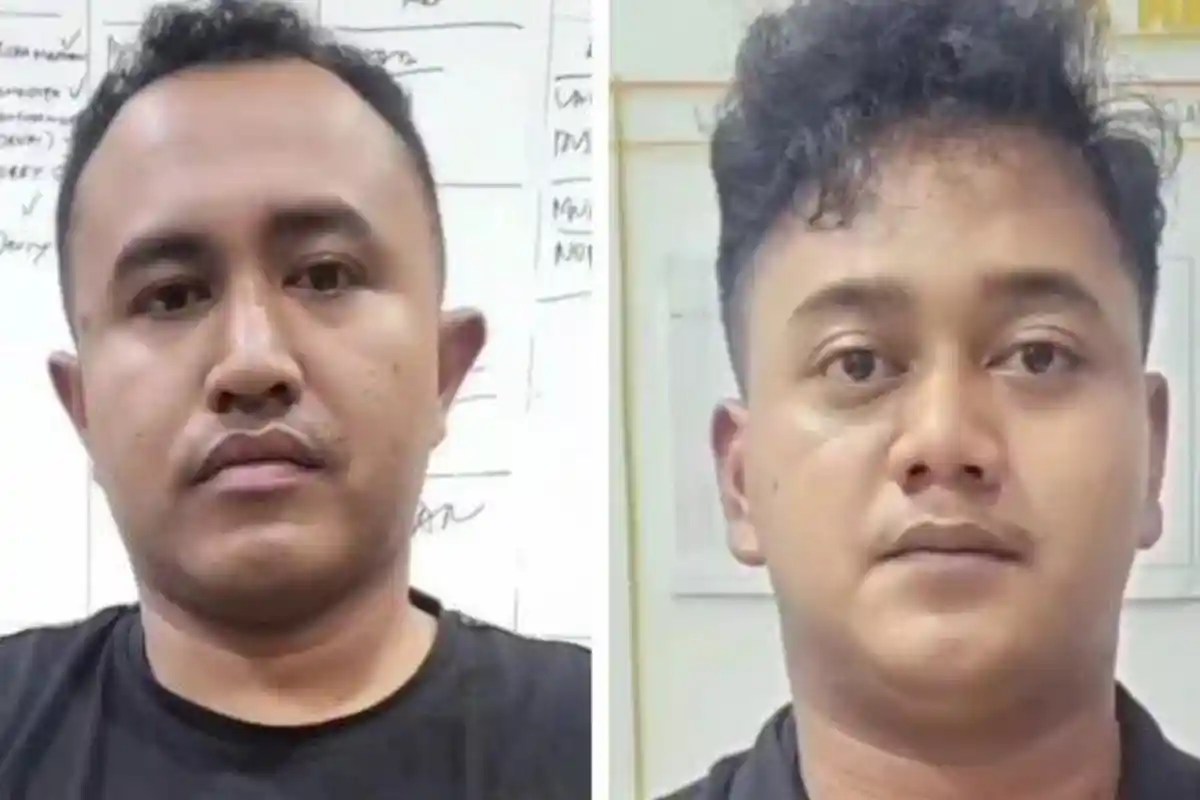 Wajah 2 Polisi Pelaku Perampokan Uang ATM Rp2,5 M yang Telah Tertangkap, Ajak Warga Sipil Berkomplot