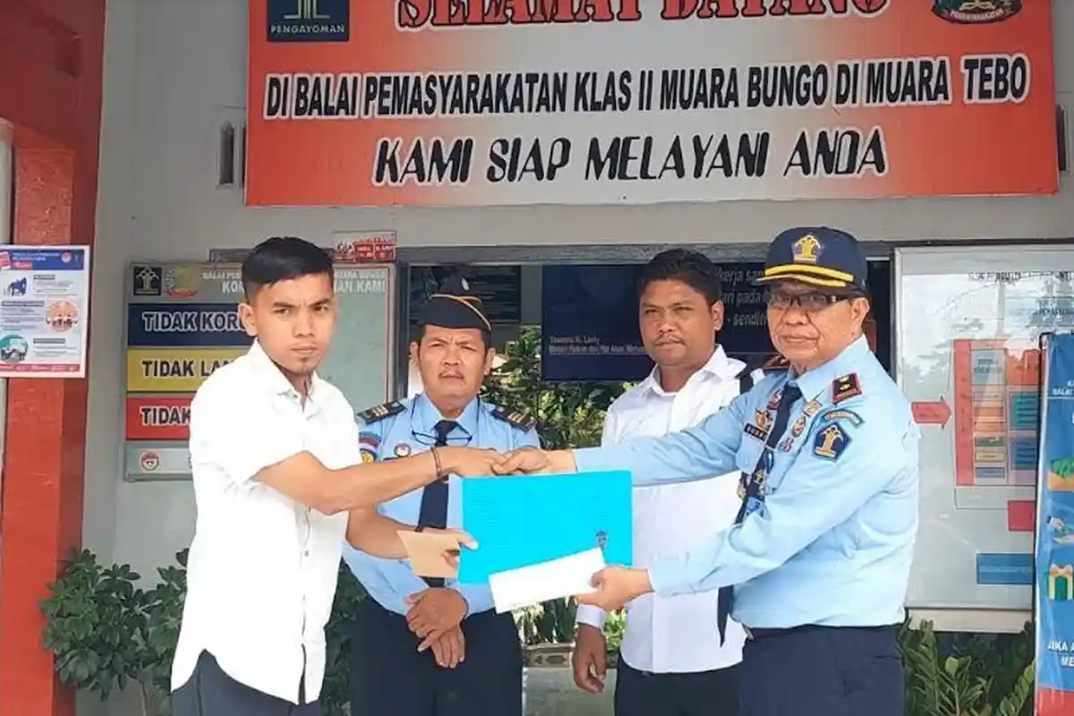 Eks Narpiter Tebo Bebas Bersyarat Setelah Dapat Remisi 7 Bulan
