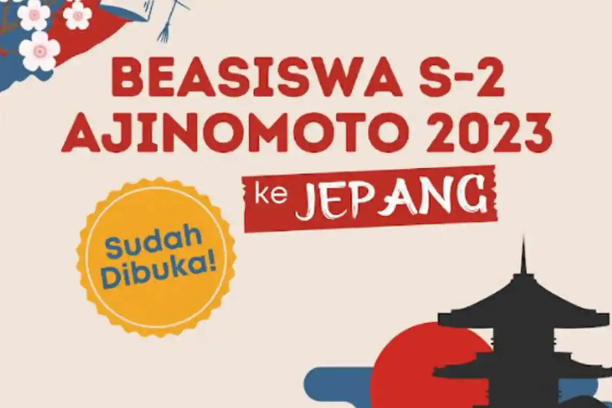 Ajinomoto Buka Beasiswa S2 ke Jepang, Berikut Pilihan Universitas dan Tunjangan yang Bakal Didapat