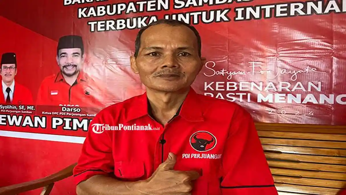 Sejumlah Figur Ambil Formulir Cabup Pilkada Sambas Melalui PDIP, Tony Kurniadi Daftar Calon Wabup