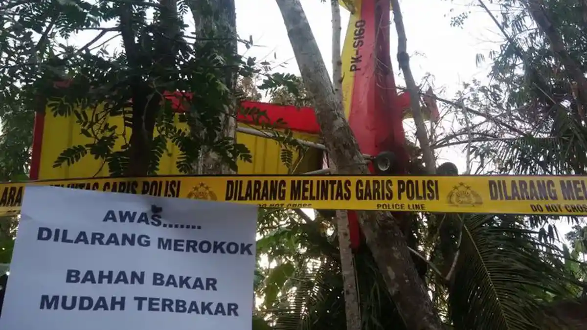 Pesawat Sky Ranger Jatuh di Gunung Kidul, Kopilot Endank Soekamti Selamat