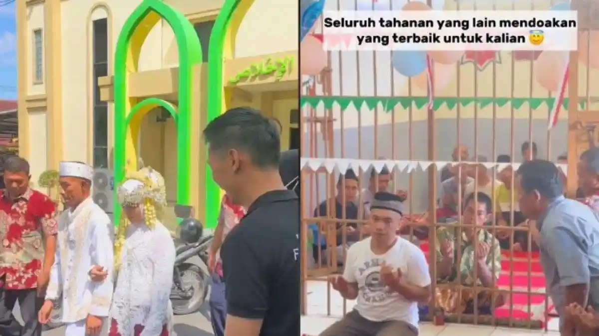 Tahanan 15 Tahun Menikah di Penjara, Langsung Pisah Usai Ijab Kabul