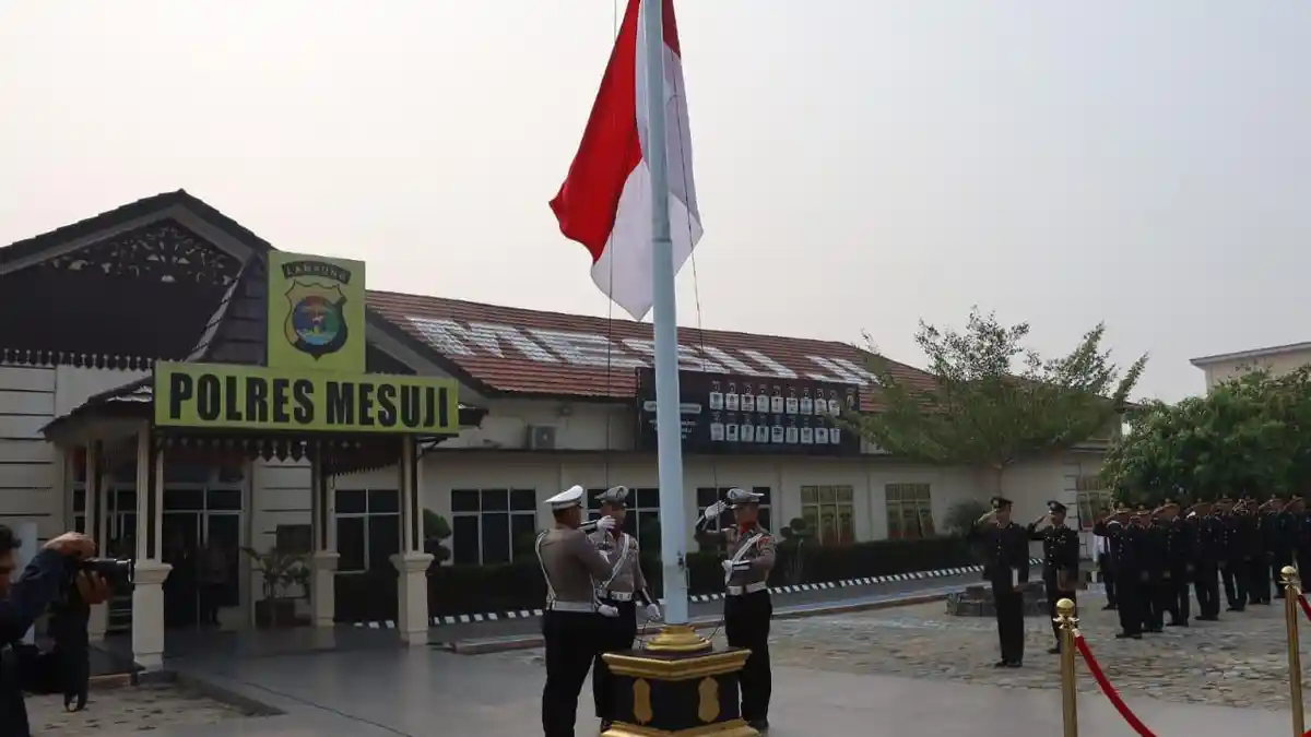 Polres Mesuji Polda Lampung Gelar Upacara Hari Pahlawan ke-78