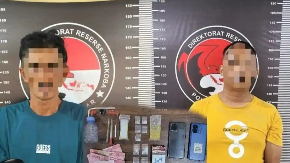 Polisi Tangkap Basah 2 Residivis Sabu di Kukar, Sempat Resahkan Warga Maluhu