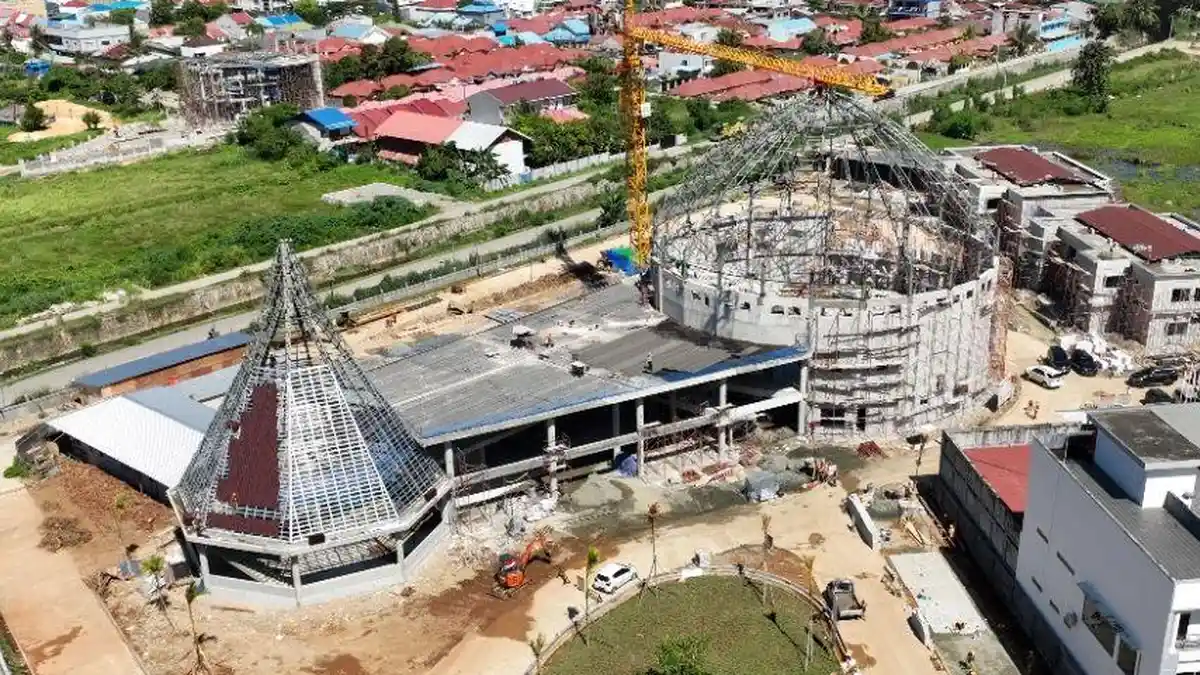 Pembangunan Gedung Papua Youth Creative Hub Terus Dikebut