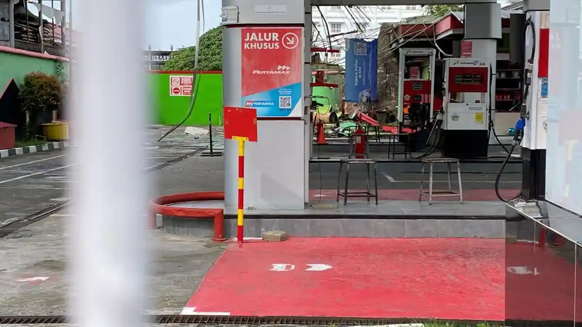 Polisi Tunggu Hasil Uji Labfor Kebakaran SPBU Gedongtengen Yogyakarta